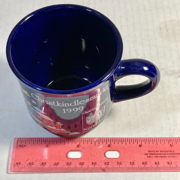 Vintage German Christmas Market Coffee Cup Nurnberger Christkindlesmarkt 1999 - Picture 14 of 16